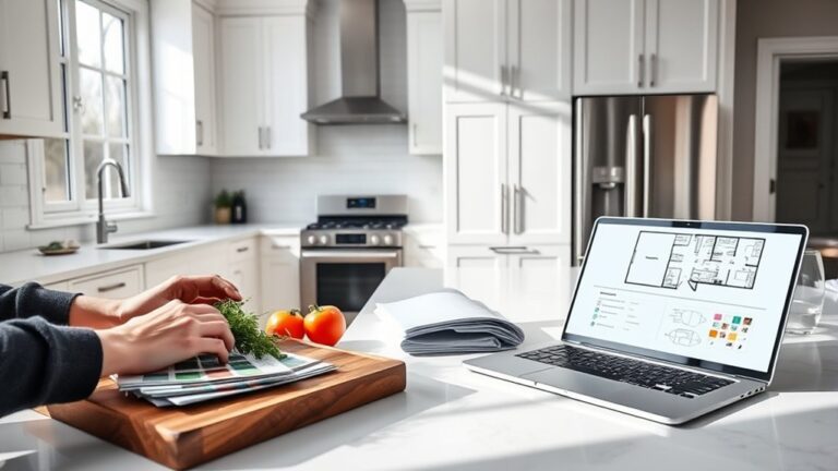 kitchen makeover in steps
