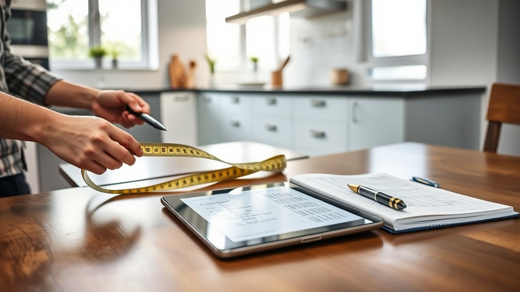 kitchen measurement and planning