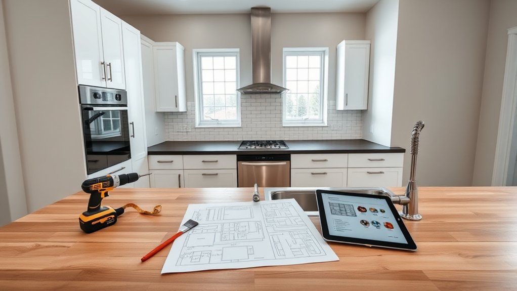 kitchen renovation step by step