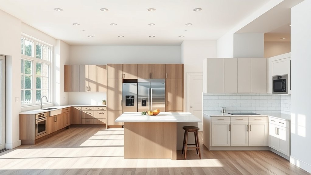 kitchen size and layout costs