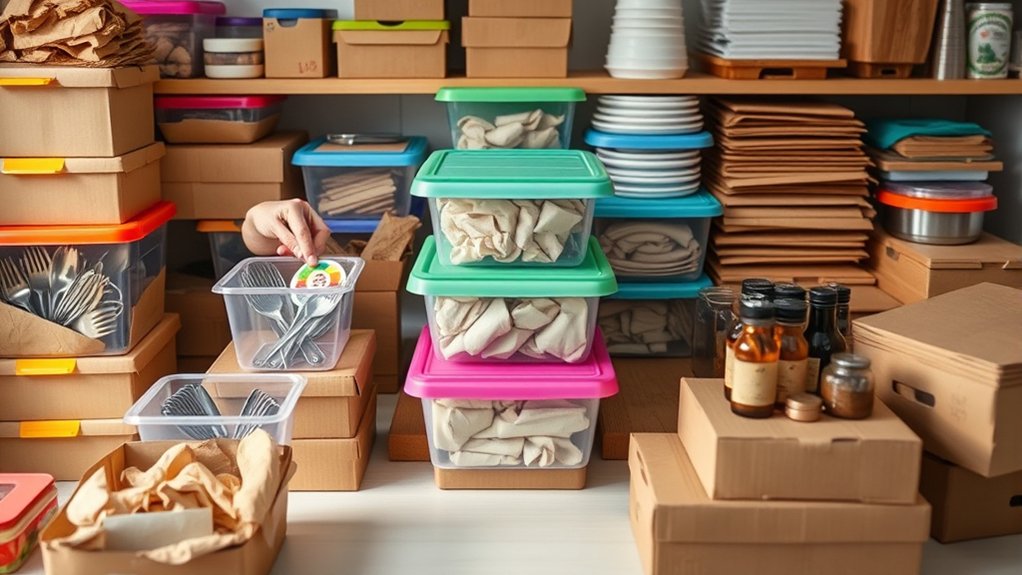 label organize prioritize unpack