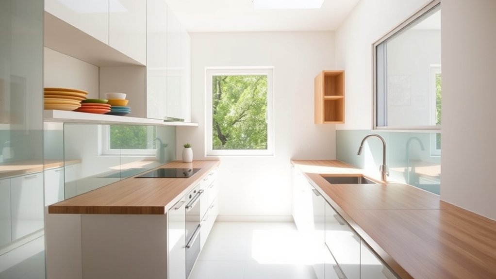 maximize small kitchen space