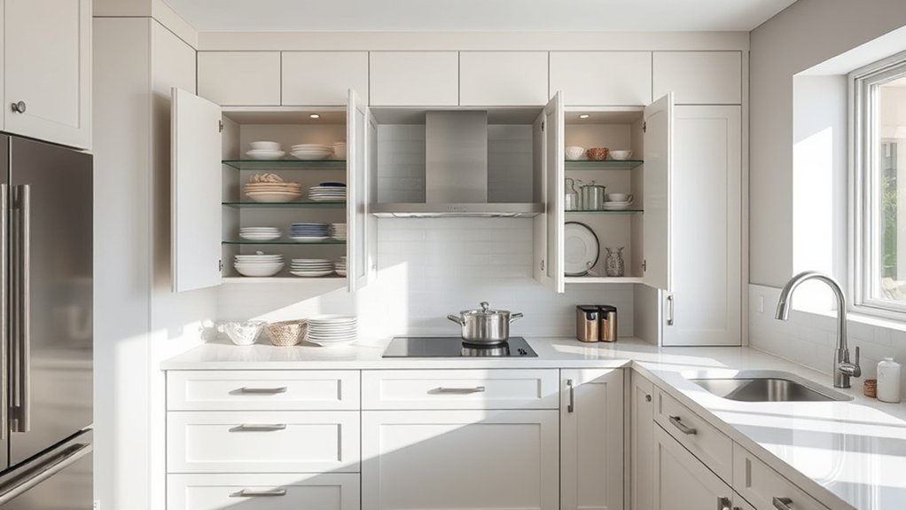 optimal cabinet depth balance