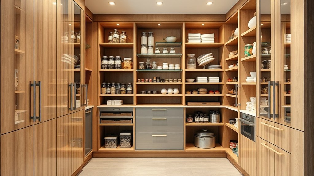 optimal pantry cabinet depths