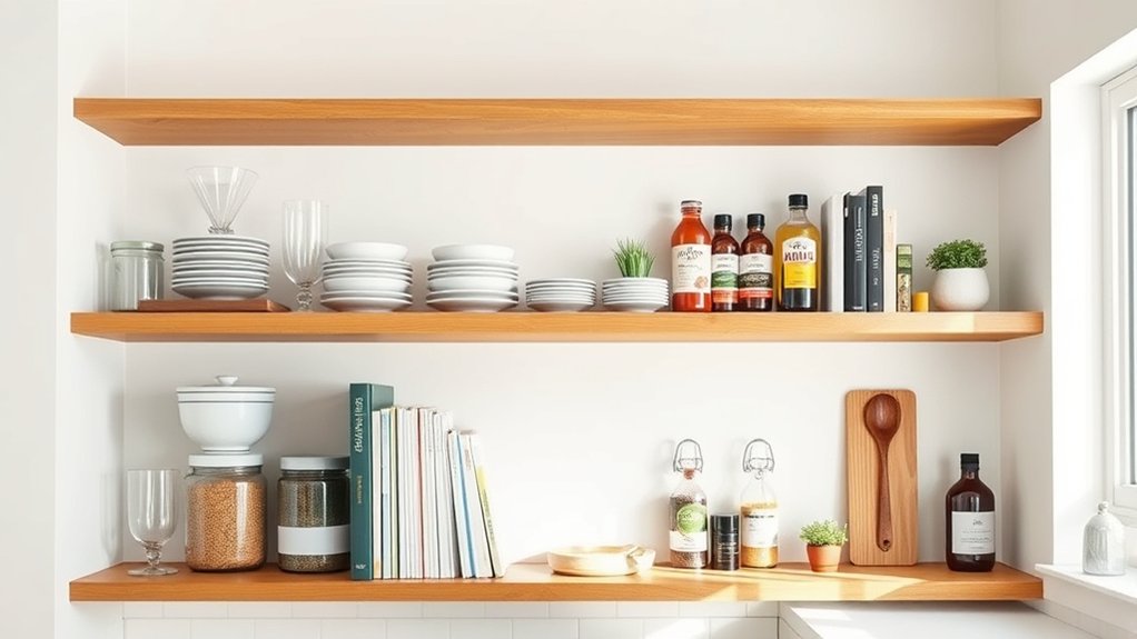 organize shelves by function