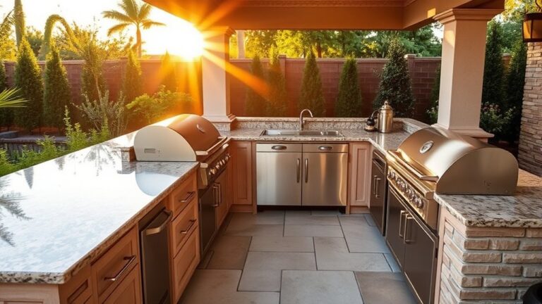 outdoor kitchen cost factors