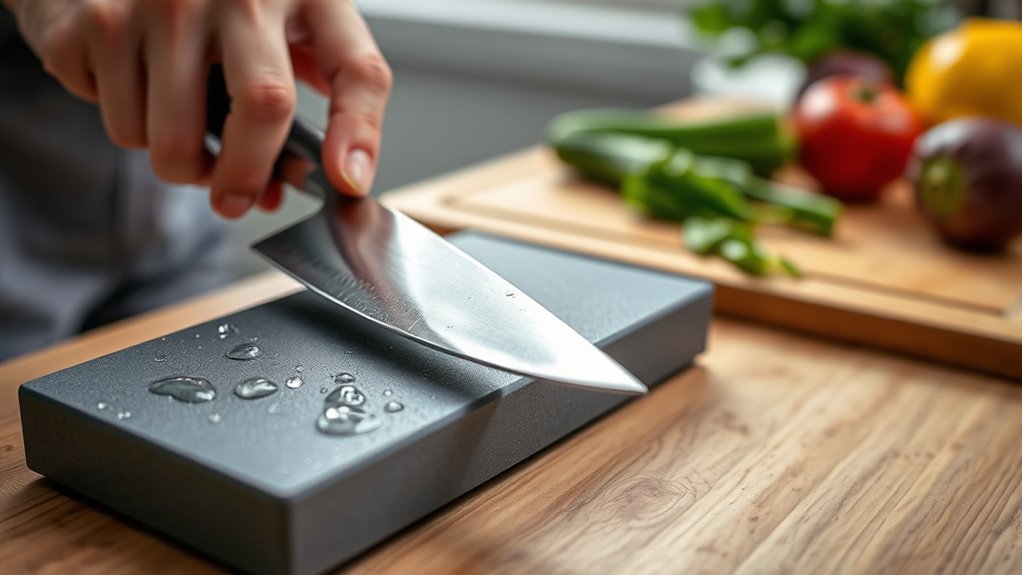 proper knife sharpening technique