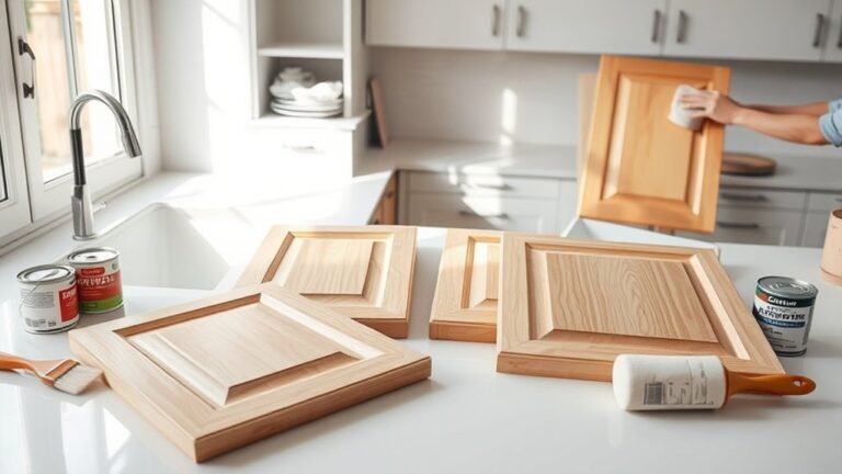 refinish kitchen cabinets easily