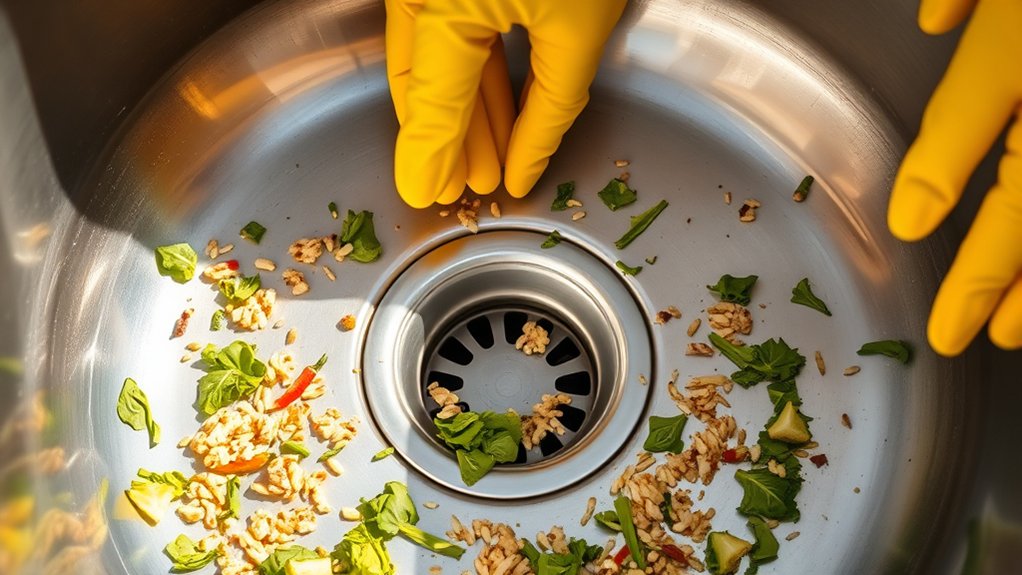 remove food scraps effectively