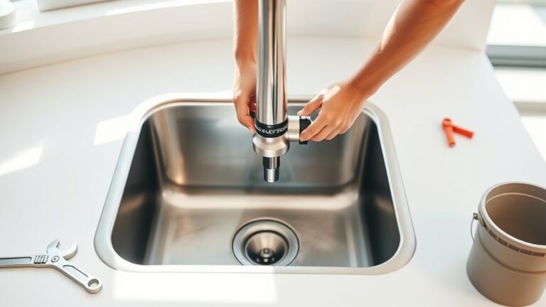 remove sink in three steps