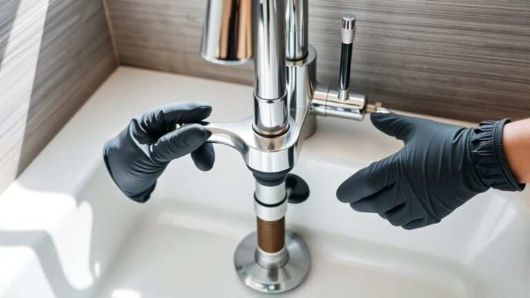removing kitchen faucet steps