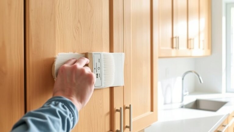 repainting kitchen cabinets easily