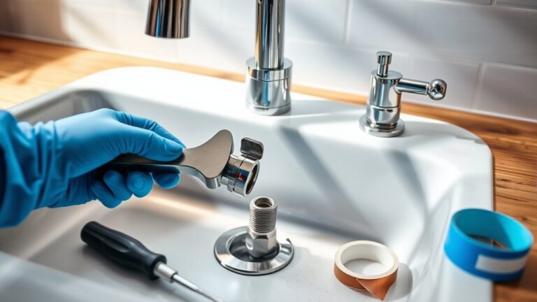 replacing kitchen faucet easily