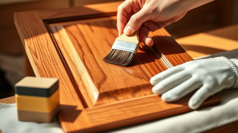restaining cabinets in 10 steps