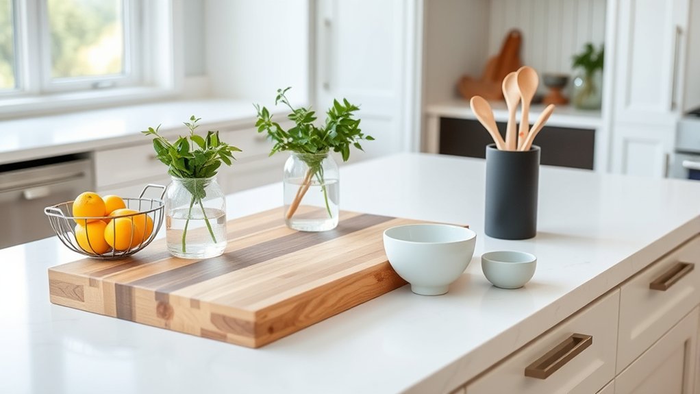 stylish functional kitchen organization