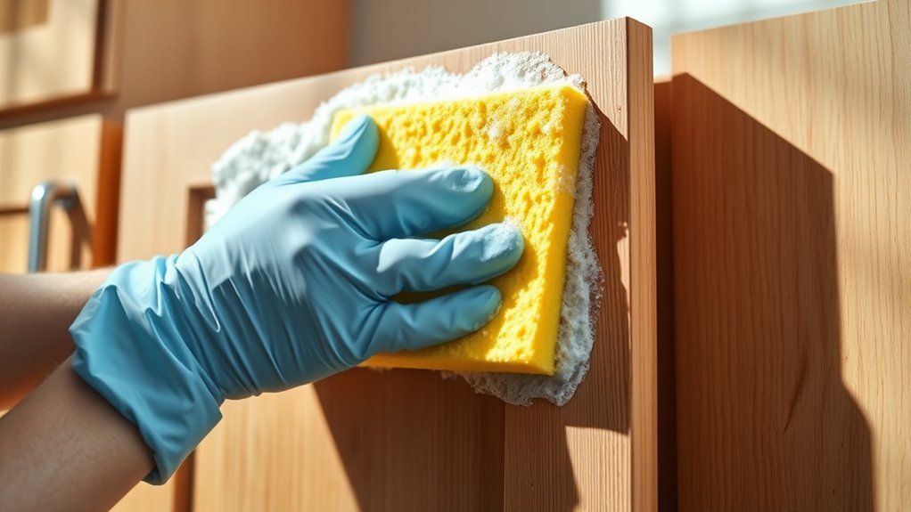 thoroughly clean and degrease