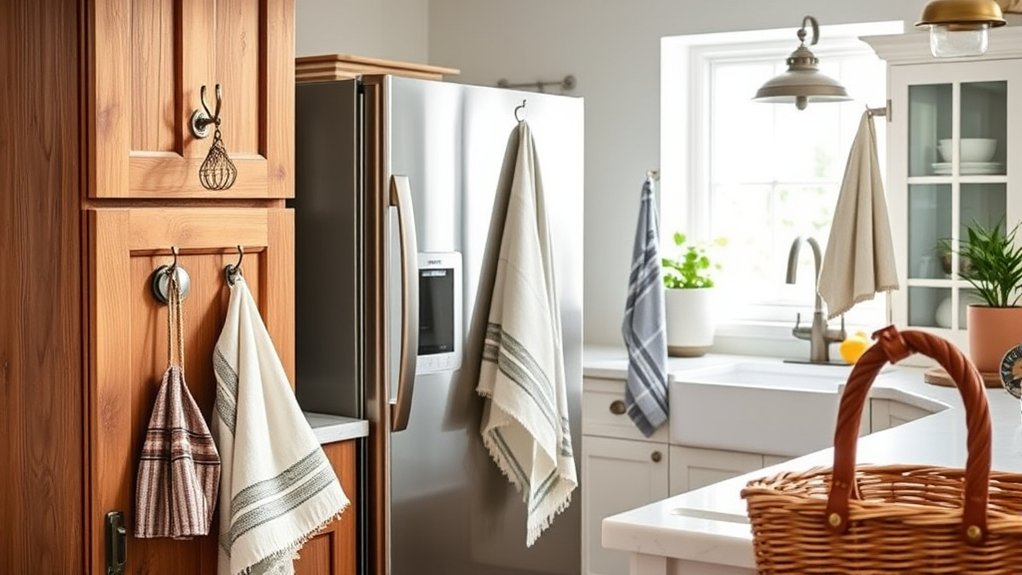 top towel hanging locations