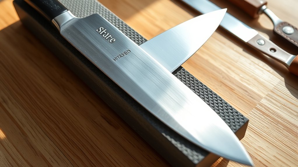 use proper sharpening tools