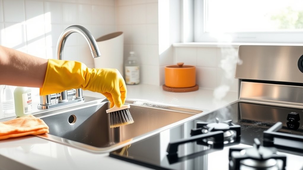 vinegar and baking soda