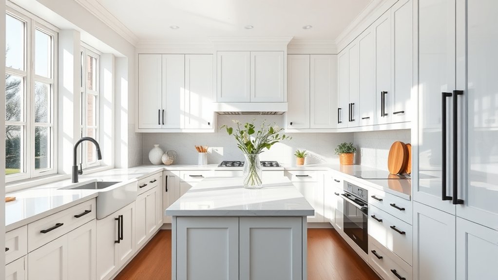 white cabinets remain popular